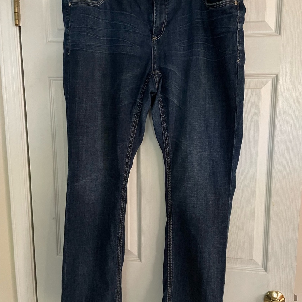 Plus Size Seven Lux Dark Wash Jeans Size 20